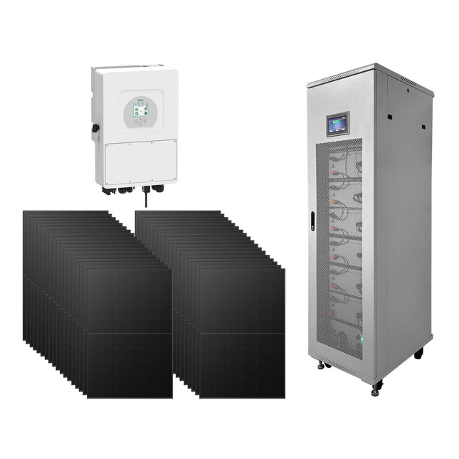 36 Panels Deye 20KW 409V Off-Grid Solar Kit with 40.9KW Batteries