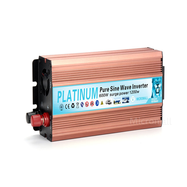 1200W DC 24V-230V Pure Sine Wave USB Inverter with Overload Protection