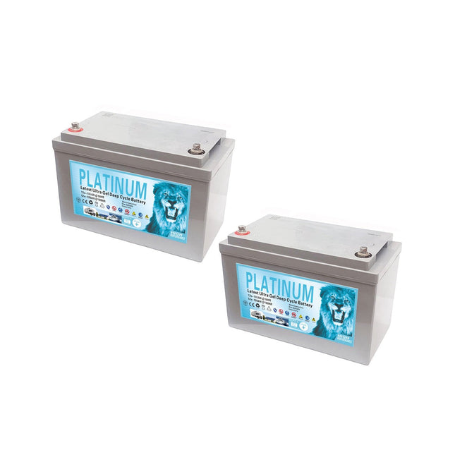2025 Solar Battery 2 Pack Deep Cycle 105Ah 120Ah 100hr 12V AGM GEL 2.0
