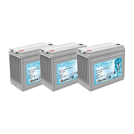 36V 170Ah Golf Cart Battery Full Gel Maintenance Free T1275 Deep Cycle