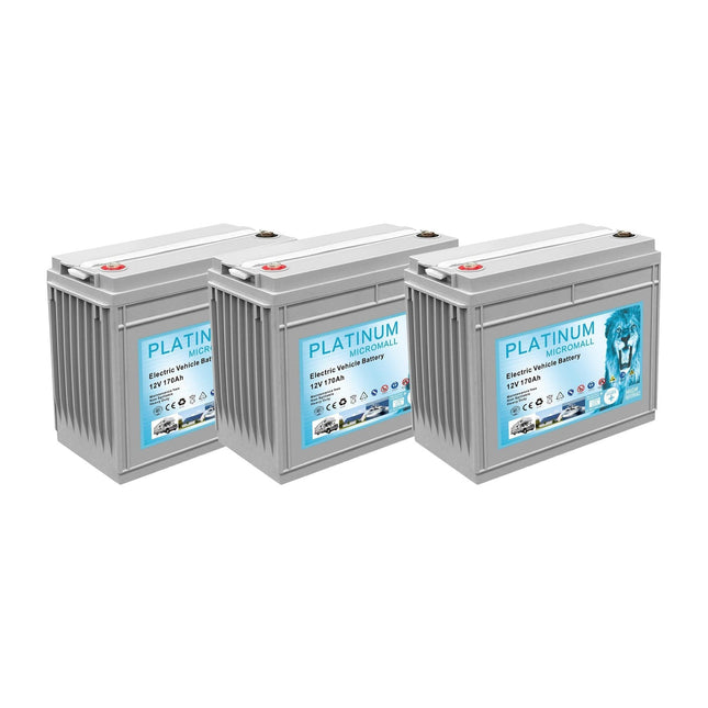 36V 170Ah Golf Cart Battery Full Gel Maintenance Free T1275 Deep Cycle
