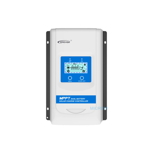EPEVER New 20A Dual Battery MPPT Solar Controller DR2210N