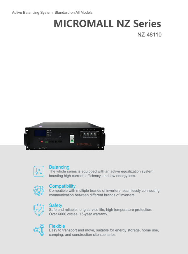 NZ-48110 battery overview from HC NZ datasheet 2026-09-22 - BTL-48V110