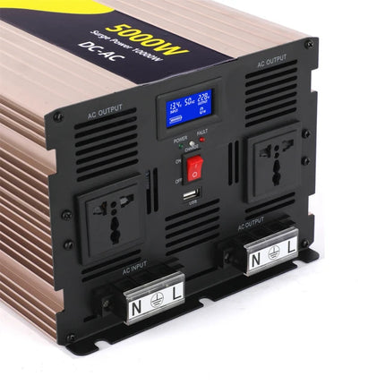 REPU-24V5000W 5000W Pure Sine Wave Inverter Charger UPS 24V to 230V