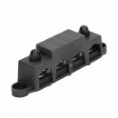 1 Pair M8 4-Post Power Distribution Block Bus Bar with Cover - Micromall Solar