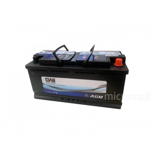 Premium 12V 105Ah 950CCA Start Stop DIN92-AGM Car Battery - Micromall Solar