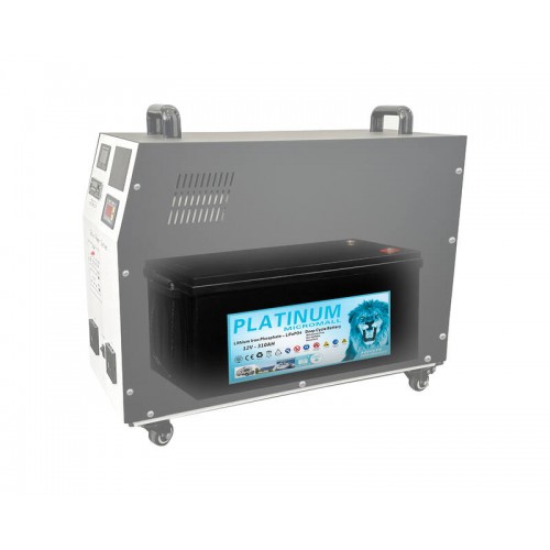 3000W 12V 230V Portable Solar Generator with 12V 300Ah 310Ah LiFePO4 Battery - Micromall Solar