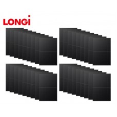 36 Pcs - LONGi Hi-MO 6 Explorer LR5-54HTB 430W Full Black Solar Panel