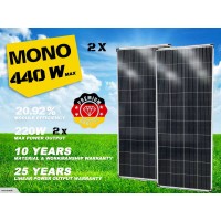 2024 High-Quality 440W 12V to 18V Monocrystalline Solar Panel Charger