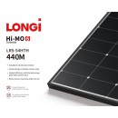 LONGi Hi-MO LR5-54HTH 440W Solar Panel Black Frame Half-Cell Mono - Micromall Solar