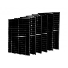 6 Pcs - Premium Grade A 12V/24V/36V/48V Mono 450W Solar Panel 9 Bus Bar