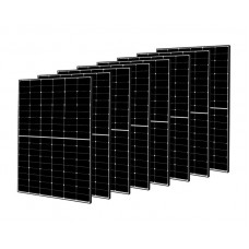 8 Pcs - Premium Grade A 12V/24V/36V/48V Mono 450W Solar Panel High Efficiency