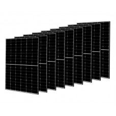 9 Pcs - Premium Grade A 12V/24V/36V/48V Mono 450W Solar Panel High Efficiency