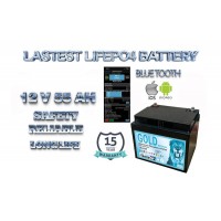 12V 55Ah Grade A Gold LiFePO4 Battery Deep Cycle Solar Battery