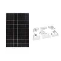 Premium 2024 Mono Solar Panel Grade A+ 300W 310W 12V/24V/31.5V + Mounting Kit