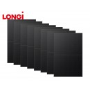 8 Pcs - LONGi Hi-MO 6 Explorer LR5-54HTB 430W Full Black Solar Panel - Micromall Solar