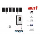 2024 Mustpower 15KWH 48V 5KW Off-Grid Solar Kit with Gel Battery - Micromall Solar