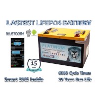 Upgraded Bluetooth 2024 12V 200Ah 210Ah Max LiFePO4 Deep Cycle Battery