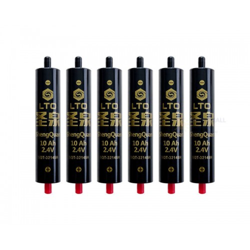 SQT-32145H Lithium Titanate LTO Battery 2.4V 10Ah Pack of 6 - Micromall Solar