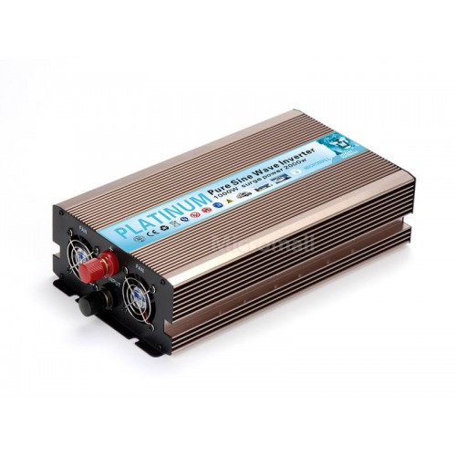 1000W/2000W Pure Sine Wave Inverter DC 12V to 230V with USB Converter & Overload - Micromall Solar