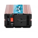 600W Pure Sine Wave Inverter 12V DC to 230V AC with USB & Overload Protection - Micromall Solar