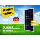2024 High-Quality A+ 180W 12V to 18V Monocrystalline Solar Panel Charger