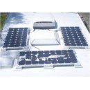 5 Pieces Solar Panel Mounting Kit drill free ABS Bracket SET, PASS THROUGH Boat