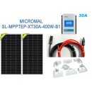 RV Solar Kit - 400W Panel with 30A EPEVER MPPT Controller + ABS Mounting Kit - Micromall Solar